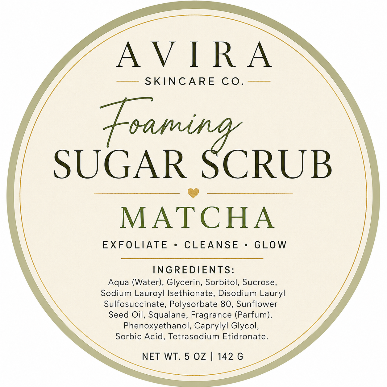 4 oz Foaming Sugar Scrub