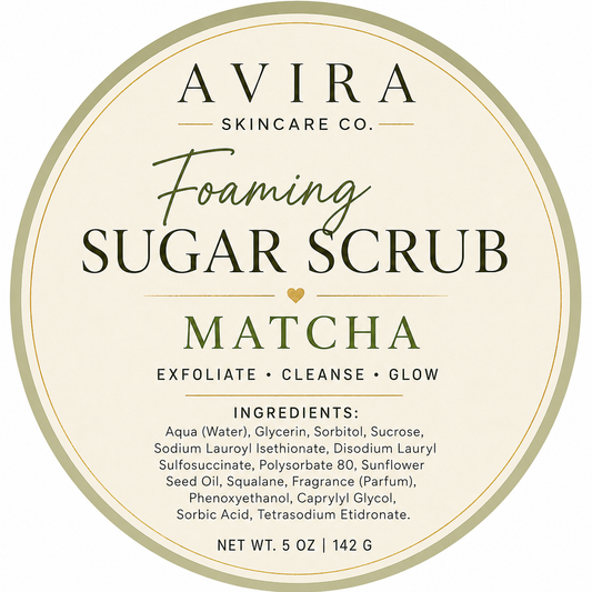 4 oz Foaming Sugar Scrub