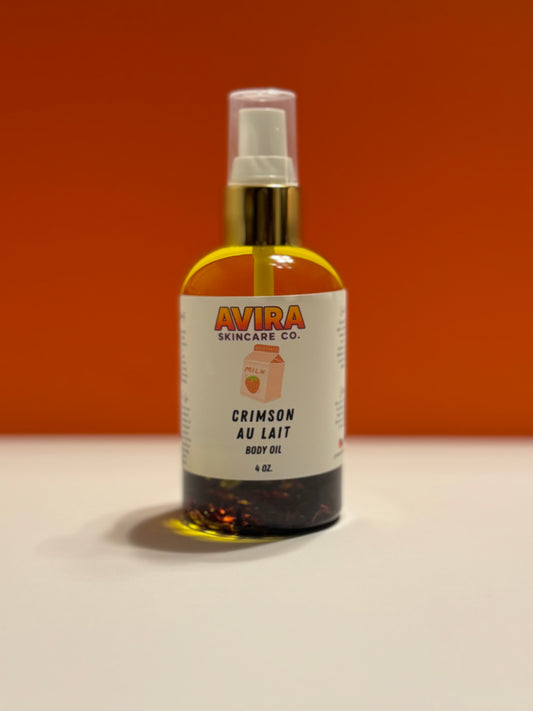 Crimson Au Lait Body Oil- 4 oz